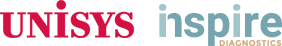 Unisys and Inspire Diagnostics Logo